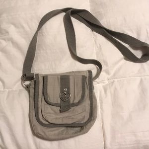 Grey crossbody bag
